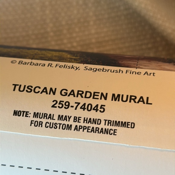 Tuscan garden wall mural wallpaper, art Parkview wall coverings vineyard Italy - Picture 9 of 11